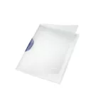LEITZ Gyorsfűző, klipes, PP, A4, LEITZ "ColorClip Magic", szürke