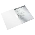 LEITZ Gyorsfűző, klipes, PP, A4, LEITZ "Wow ColorClip", fekete