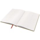 LEITZ Beíró, A5, kockás, 80 lap, keményfedeles, LEITZ "Cosy Soft Touch", melegsárga