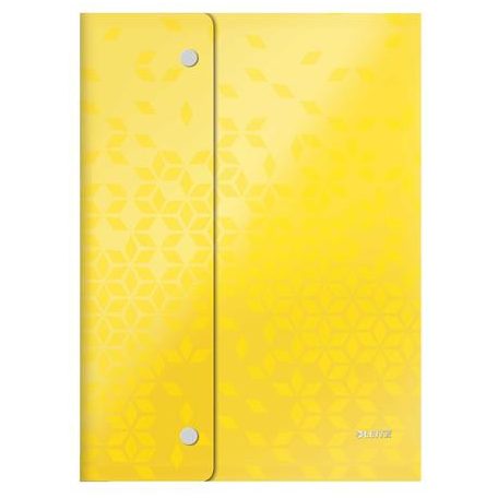 LEITZ Irattartó tasak, A4, PP, patentos, LEITZ "Wow", vegyes színek