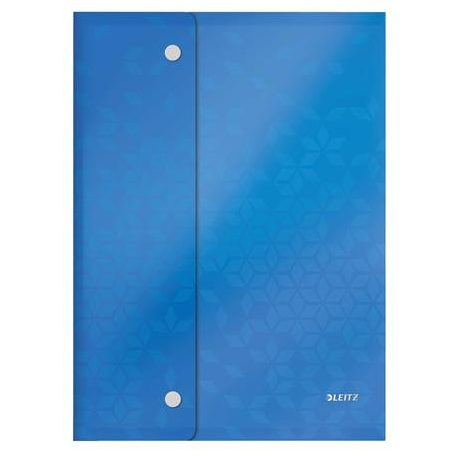 LEITZ Irattartó tasak, A4, PP, patentos, LEITZ "Wow", vegyes színek