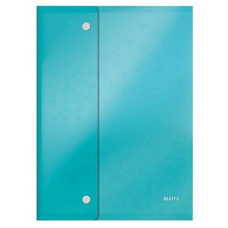 LEITZ Irattartó tasak, A4, PP, patentos, LEITZ "Wow", vegyes színek