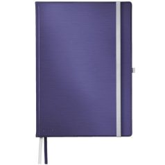   LEITZ Jegyzetfüzet, A4, vonalas, 80 lap, keményfedeles, LEITZ "Style", titánkék