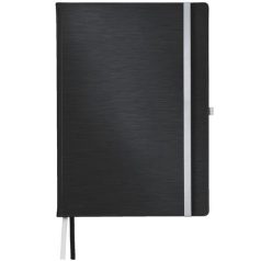   LEITZ Jegyzetfüzet, A4, kockás, 80 lap, keményfedeles, LEITZ "Style", szaténfekete