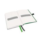 LEITZ Jegyzetfüzet, exkluzív, A6, kockás, 80 lap, keményfedeles, LEITZ "Complete", fekete
