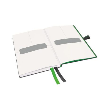 LEITZ Jegyzetfüzet, exkluzív, A6, kockás, 80 lap, keményfedeles, LEITZ "Complete", fekete