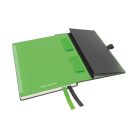 LEITZ Jegyzetfüzet, exkluzív, A6, kockás, 80 lap, keményfedeles, LEITZ "Complete", fekete