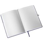 LEITZ Jegyzetfüzet, A5, vonalas, 80 lap, keményfedeles, LEITZ "Style", titánkék