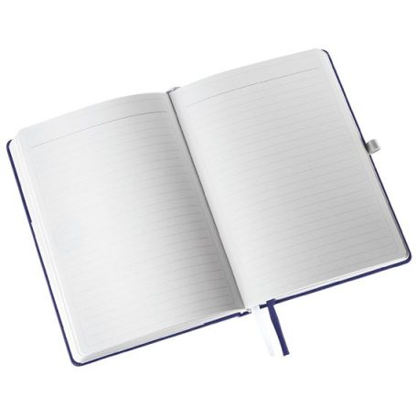 LEITZ Jegyzetfüzet, A5, vonalas, 80 lap, keményfedeles, LEITZ "Style", titánkék