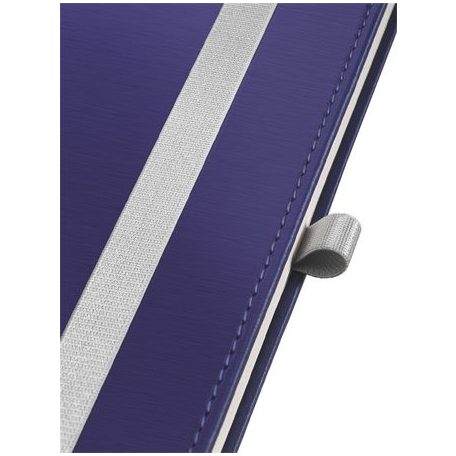 LEITZ Jegyzetfüzet, A5, vonalas, 80 lap, keményfedeles, LEITZ "Style", titánkék