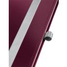 LEITZ Jegyzetfüzet, A5, kockás, 80 lap, keményfedeles, LEITZ "Style", gránátvörös