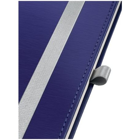 LEITZ Jegyzetfüzet, A5, kockás, 80 lap, keményfedeles, LEITZ "Style", titánkék