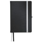 LEITZ Jegyzetfüzet, A5, kockás, 80 lap, keményfedeles, LEITZ "Style", szaténfekete