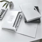 LEITZ Harmonikamappa, A4, PP, 6 rekeszes, LEITZ "Wow", fehér