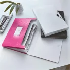 LEITZ Harmonikamappa, A4, PP, 6 rekeszes, LEITZ "Wow", rózsaszín