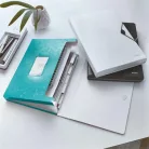 LEITZ Harmonikamappa, A4, PP, 6 rekeszes, LEITZ "Wow", jégkék
