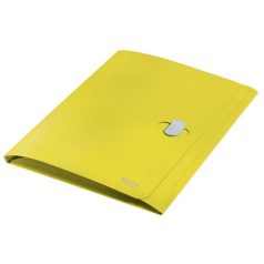   LEITZ Iratvédő mappa, 11 mm, PP, A4, LEITZ "Recycle", sárga