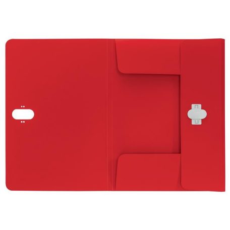 LEITZ Iratvédő mappa, 11 mm, PP, A4, LEITZ "Recycle", piros