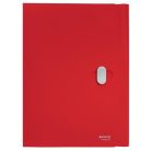 LEITZ Iratvédő mappa, 11 mm, PP, A4, LEITZ "Recycle", piros