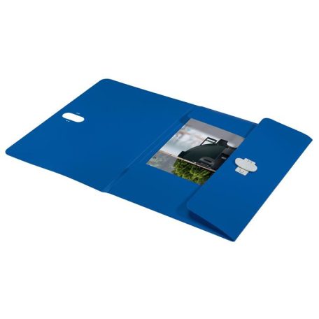 LEITZ Iratvédő mappa, 11 mm, PP, A4, LEITZ "Recycle", kék
