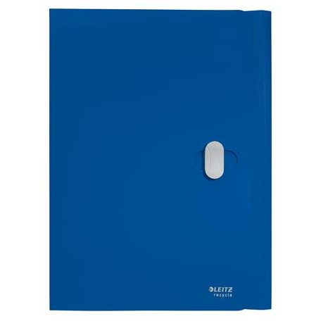 LEITZ Iratvédő mappa, 11 mm, PP, A4, LEITZ "Recycle", kék