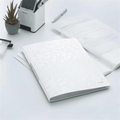   LEITZ Bemutatómappa, 20 zsebes, A4, LEITZ "Wow", fehér