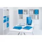 LEITZ Előrendező, A4, 12 részes, műanyag, LEITZ "Wow", kék