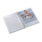 LEITZ Spirálfüzet, A5, kockás, 80 lap, LEITZ "Wow", lila