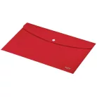 LEITZ Irattartó tasak, A4, PP, patentos, LEITZ "Recycle", piros