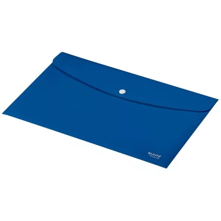 LEITZ Irattartó tasak, A4, PP, patentos, LEITZ "Recycle", kék