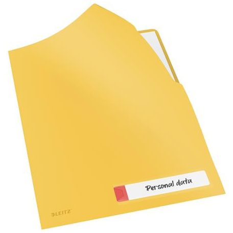 LEITZ Genotherm, "L", A4, PP, LEITZ "Cosy Privacy", melegsárga