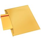 LEITZ Irattartó tasak, 2 zsebes, A4, PP, pantentos, LEITZ "Cosy", melegsárga