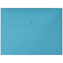  LEITZ Irattartó tasak, 2 zsebes, A4, PP, pantentos, LEITZ "Cosy", nyugodtkék
