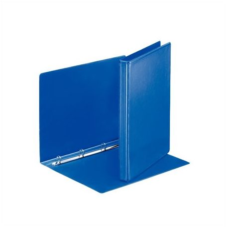 ESSELTE Gyűrűs könyv, panorámás, 4 gyűrű, 25 mm, A4, PP, ESSELTE, kék