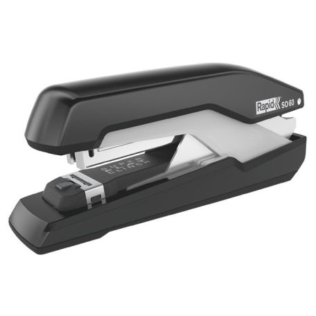 RAPID Tűzőgép, 60 lap, lapos tűzés, RAPID "Supreme OmniPress S060", fekete