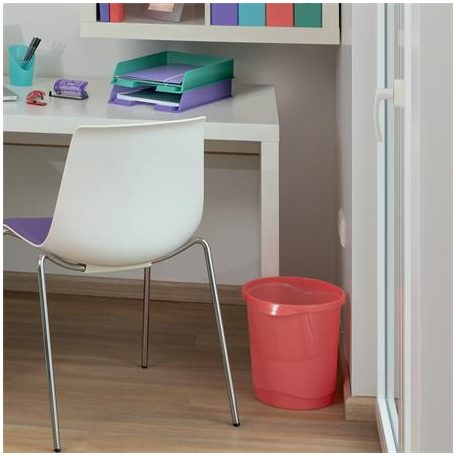 RAPID Lyukasztó, mini, kétlyukú, 10 lap, RAPID, "Colour' Breeze", levendula