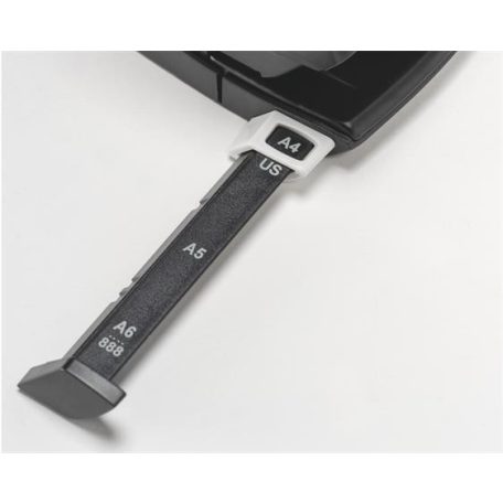 LEITZ Lyukasztó, kétlyukú, 30 lap, LEITZ "Recycle NeXXt", fekete