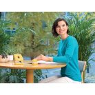 LEITZ Lyukasztó, kétlyukú, 30 lap, LEITZ "Cosy", melegsárga