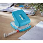 LEITZ Lyukasztó, kétlyukú, 30 lap, LEITZ "Cosy", nyugodtkék