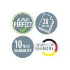 LEITZ Lyukasztó, kétlyukú, 30 lap, LEITZ "Cosy", nyugodtkék