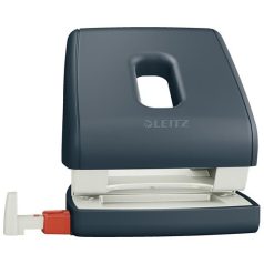   LEITZ Lyukasztó, kétlyukú, 30 lap, LEITZ "Cosy", bársonyszürke