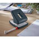 LEITZ Lyukasztó, kétlyukú, 30 lap, LEITZ "Cosy", bársonyszürke