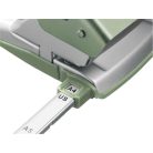 LEITZ Lyukasztó, kétlyukú, 30 lap, fém, LEITZ "Nexxt Style, olajfazöld