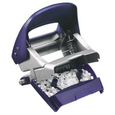   LEITZ Lyukasztó, kétlyukú, 30 lap, fém, LEITZ "Nexxt Style, titánkék