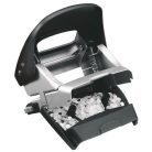 LEITZ Lyukasztó, kétlyukú, 30 lap, fém, LEITZ "Nexxt Style, szaténfekete