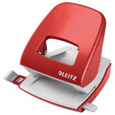   LEITZ Lyukasztó, kétlyukú, 30 lap, LEITZ "Nexxt", piros