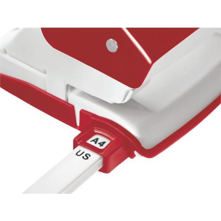 LEITZ Lyukasztó, kétlyukú, 30 lap, LEITZ "Nexxt", piros