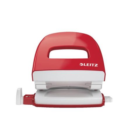 LEITZ Lyukasztó, kétlyukú, 30 lap, LEITZ "Nexxt", piros