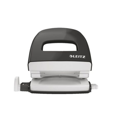 LEITZ Lyukasztó, kétlyukú, 30 lap, LEITZ "Nexxt", fekete