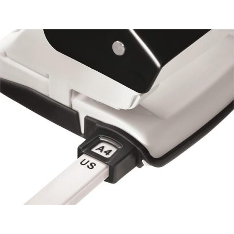 LEITZ Lyukasztó, kétlyukú, 30 lap, LEITZ "Nexxt", fekete